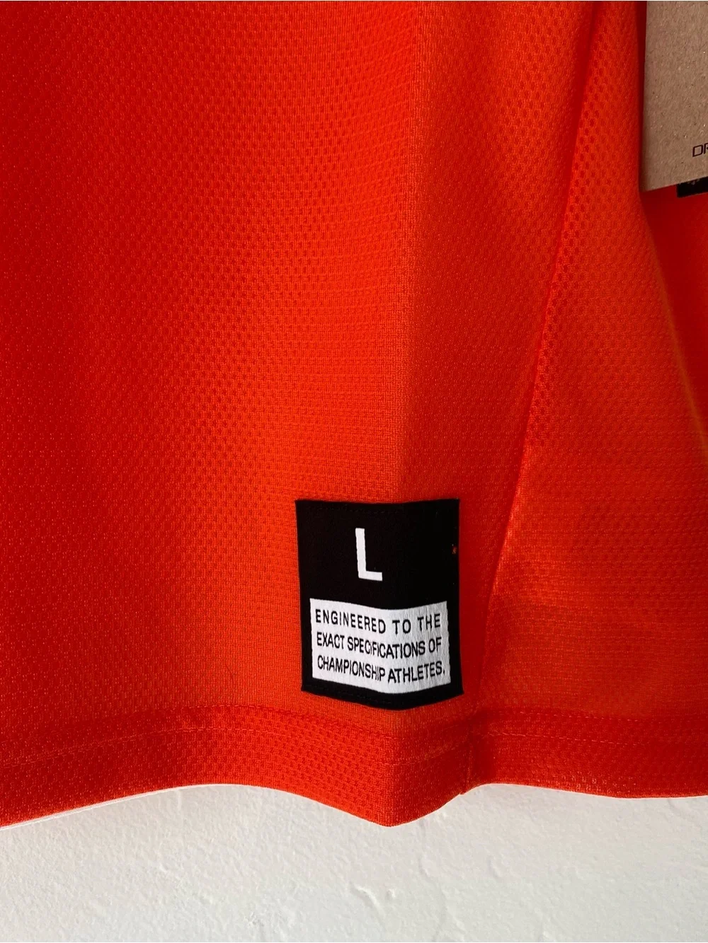 NWT Nike Reversible Orange/ White Athletic Mesh Jersey
